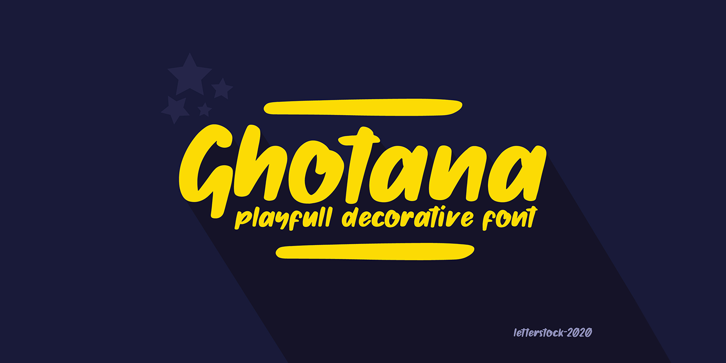 Example font Ghotana #8